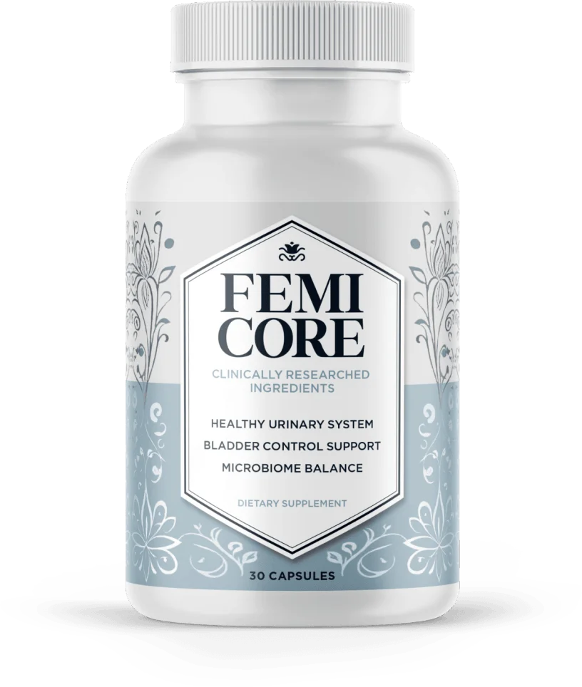FemiCore natural women's urinary tract and vaginal health capsules